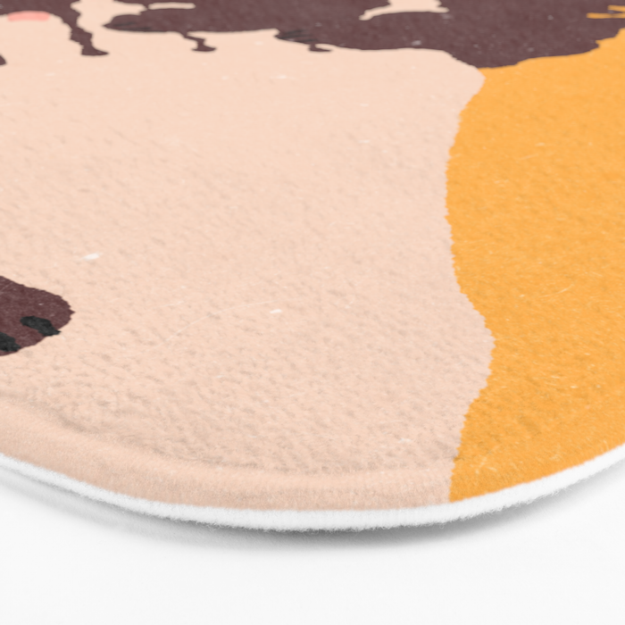 Cute puppy in arms Bath Mat Gallery Image 3