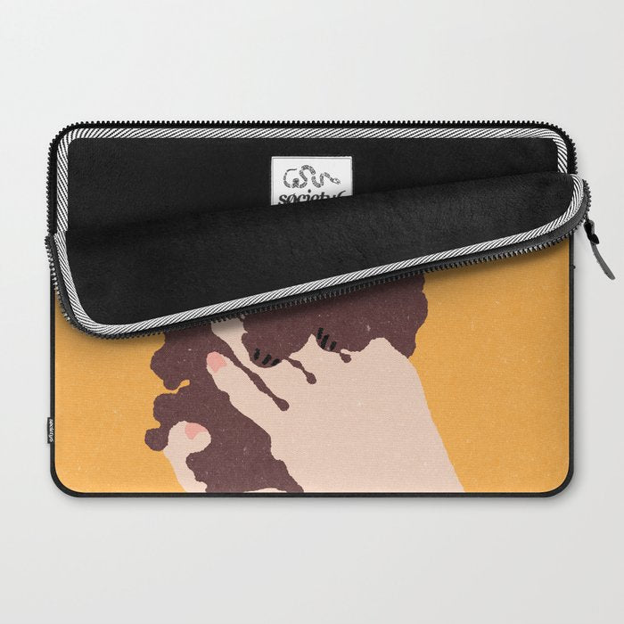 Cute puppy in arms Laptop Sleeve Gallery Image 2