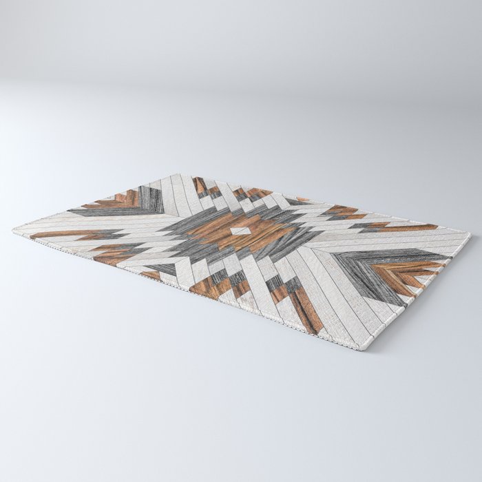 Urban Tribal Pattern No.8 - Aztec - Wood Rug Gallery Image 3
