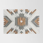Urban Tribal Pattern No.8 - Aztec - Wood Rug Gallery Image 2