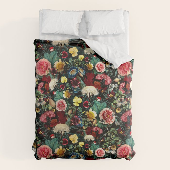 Night Vintage Garden Duvet Cover Gallery Image 1