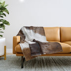 Cowhide Detail Throw Blanket Gallery Image 1