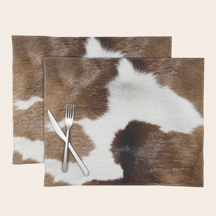 Cowhide Detail Placemat Gallery Image 1