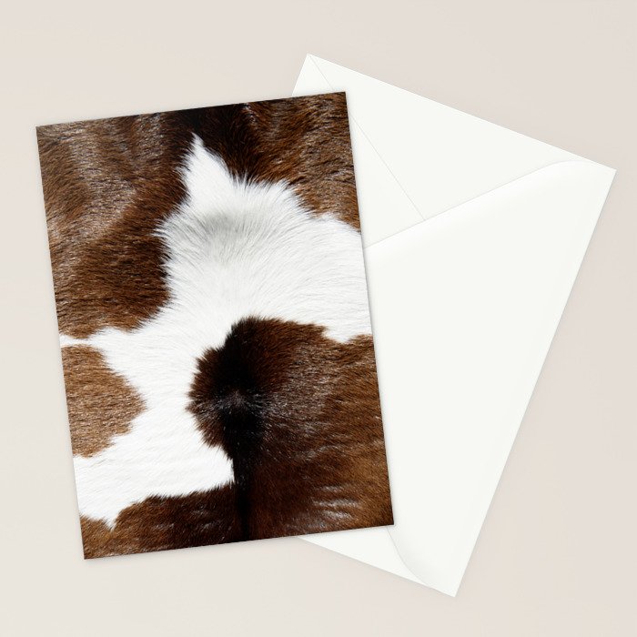 Cowhide Detail Stationery Card Gallery Image 2