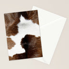 Cowhide Detail Stationery Card Gallery Image 2