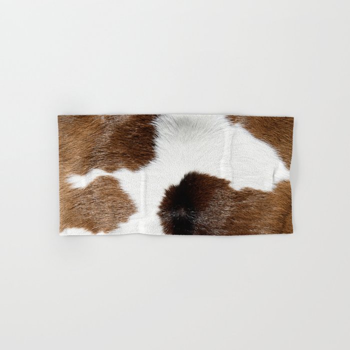 Cowhide Detail Bath Towel Gallery Image 1