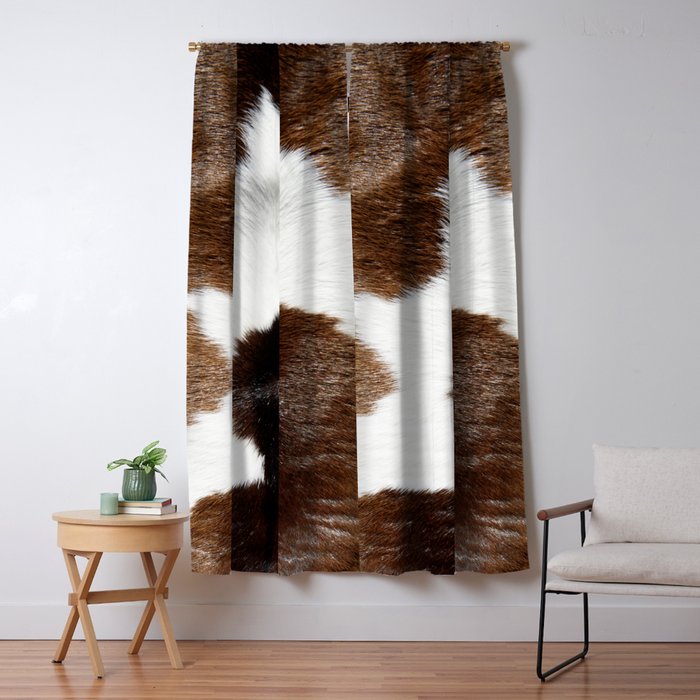 Cowhide Detail Window Curtain Gallery Image 5