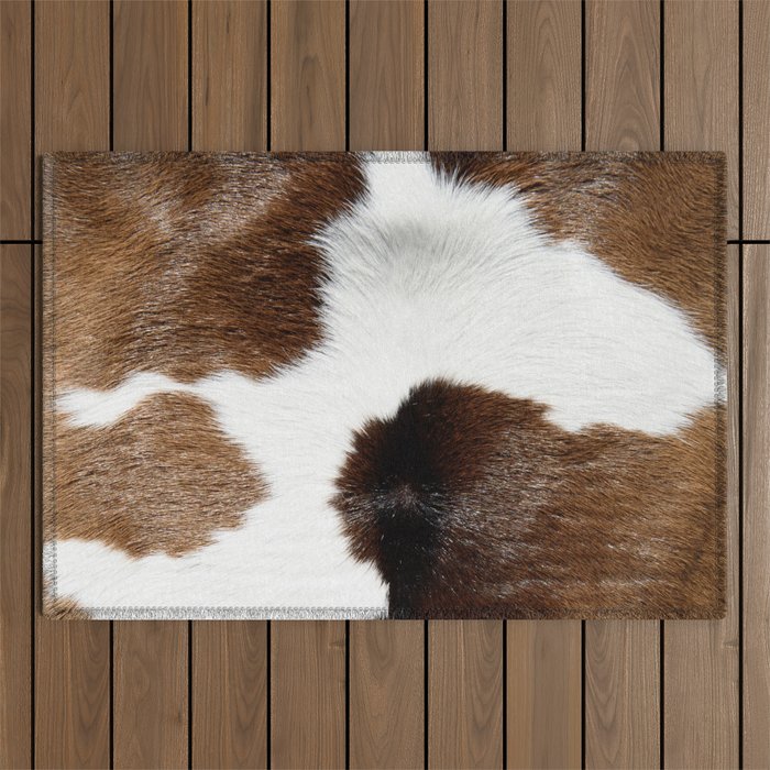 Cowhide Detail Outdoor Rug Gallery Image 1