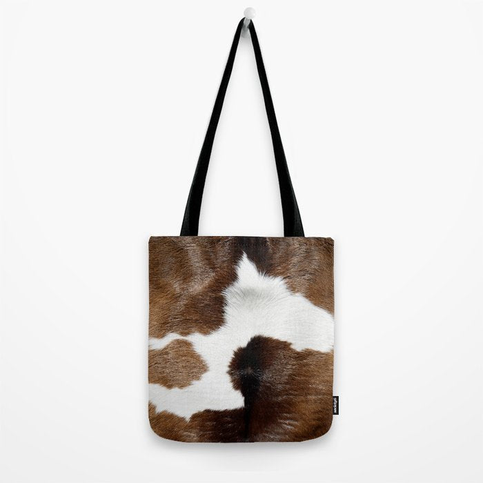 Cowhide Detail Tote Bag Gallery Image 2