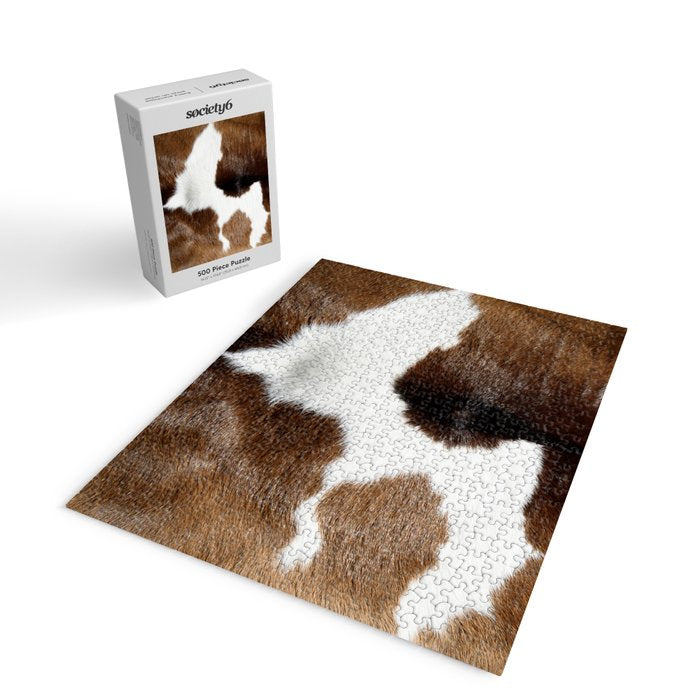 Cowhide Detail Jigsaw Puzzle Gallery Image 2