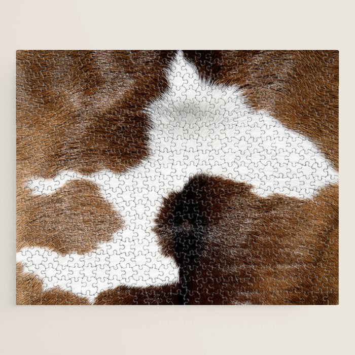 Cowhide Detail Jigsaw Puzzle Gallery Image 1