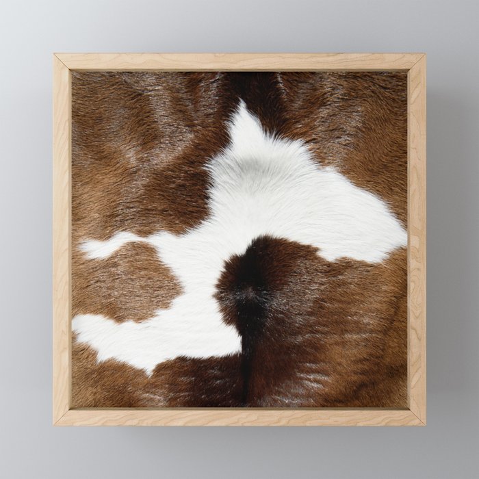 Cowhide Detail Mini Art Print Gallery Image 1