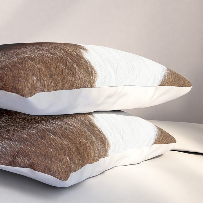 Cowhide Detail Pillow Sham Gallery Image 3