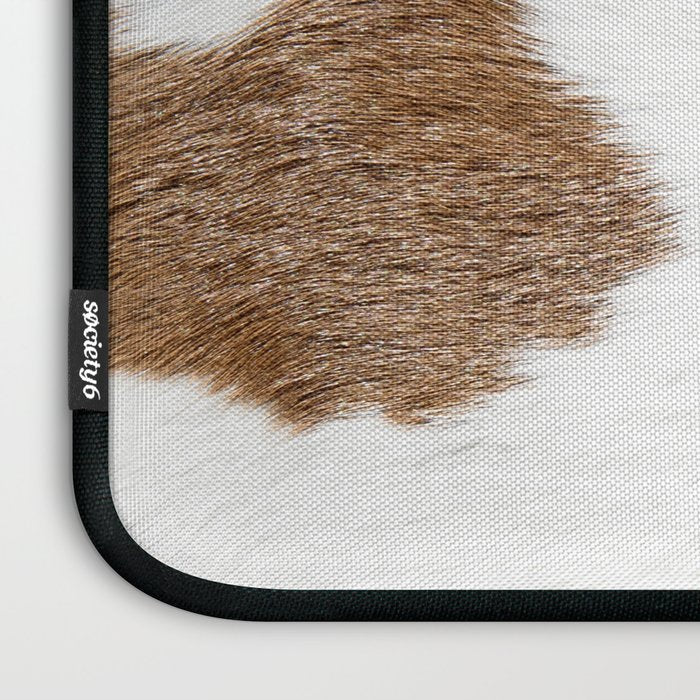 Cowhide Detail Laptop Sleeve Gallery Image 3