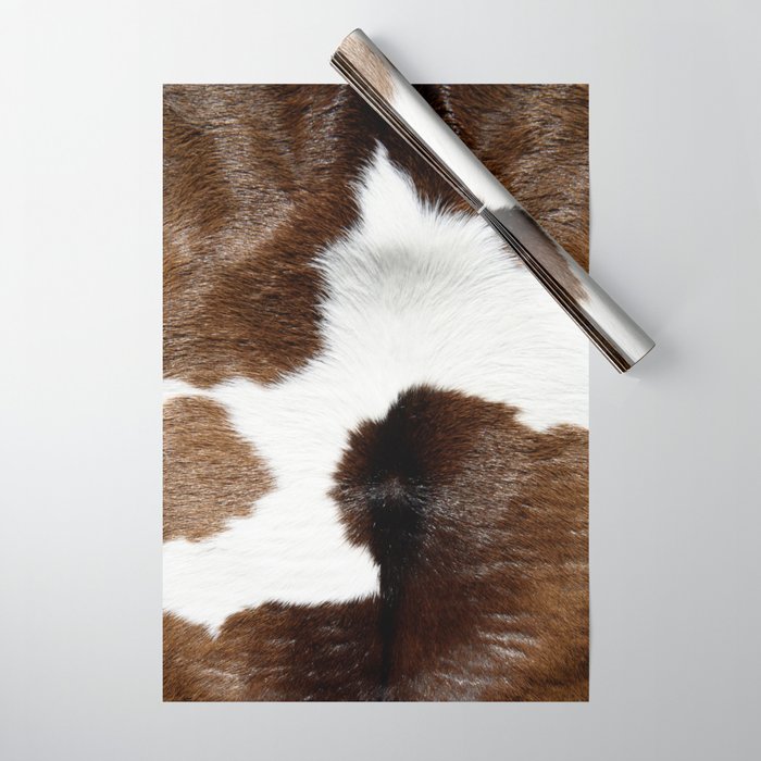 Cowhide Detail Wrapping Paper Gallery Image 1