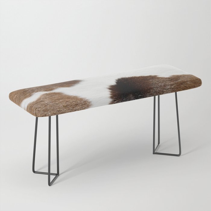 Cowhide Detail Bench Gallery Image 1