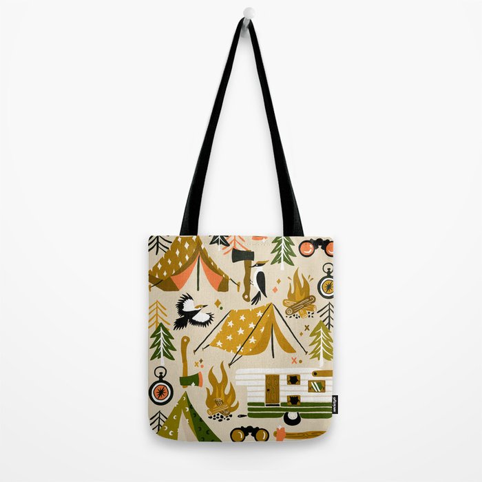 Camping Kit - Olive Palette Tote Bag Gallery Image 2