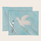 Dove of Peace with Olive Branch Placemat Gallery Image 1
