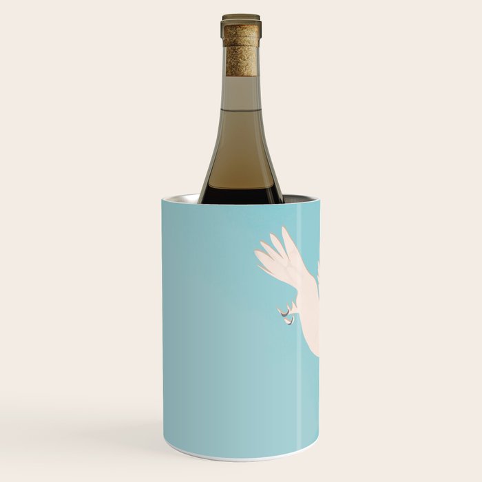 Dove of Peace with Olive Branch Wine Chiller Gallery Image 2