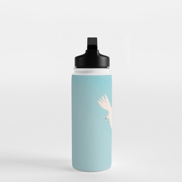 Dove of Peace with Olive Branch Water Bottle Gallery Image 3