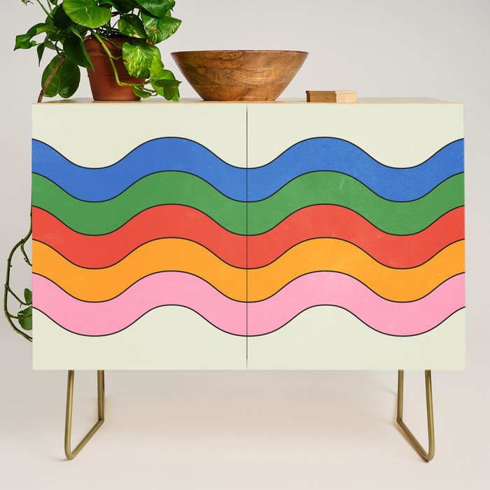Retro Candy Waves Credenza Gallery Image 1
