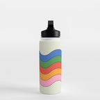 Retro Candy Waves Water Bottle Gallery Image 3