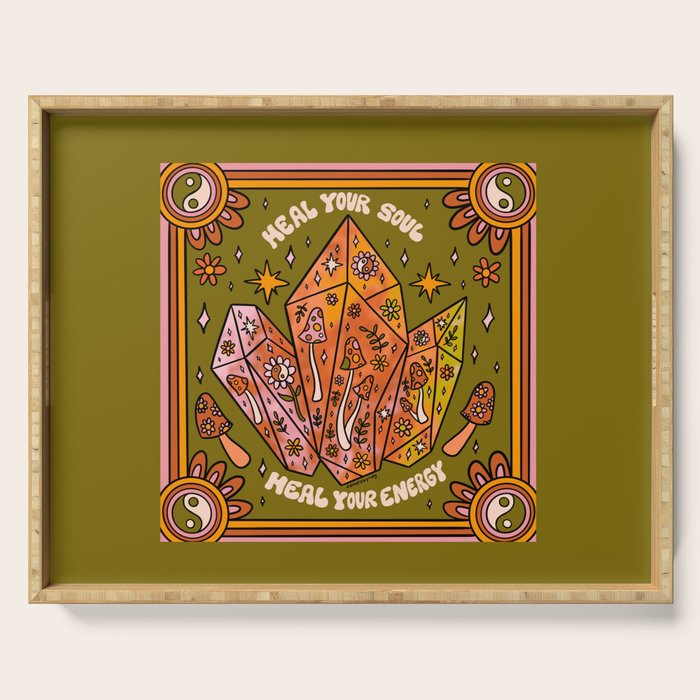 Heal Your Soul Serving Tray Gallery Image 1
