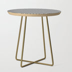 Check VIII - Black â Checkerboard Print Side Table Gallery Image 1