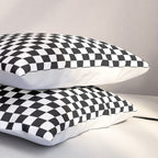 Check VIII - Black â Checkerboard Print Pillow Sham Gallery Image 3