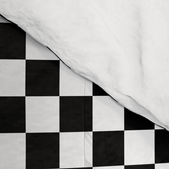 Check VIII - Black â Checkerboard Print Comforter Gallery Image 4