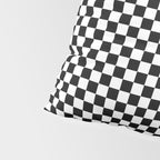 Check VIII - Black â Checkerboard Print Pillow Sham Gallery Image 4