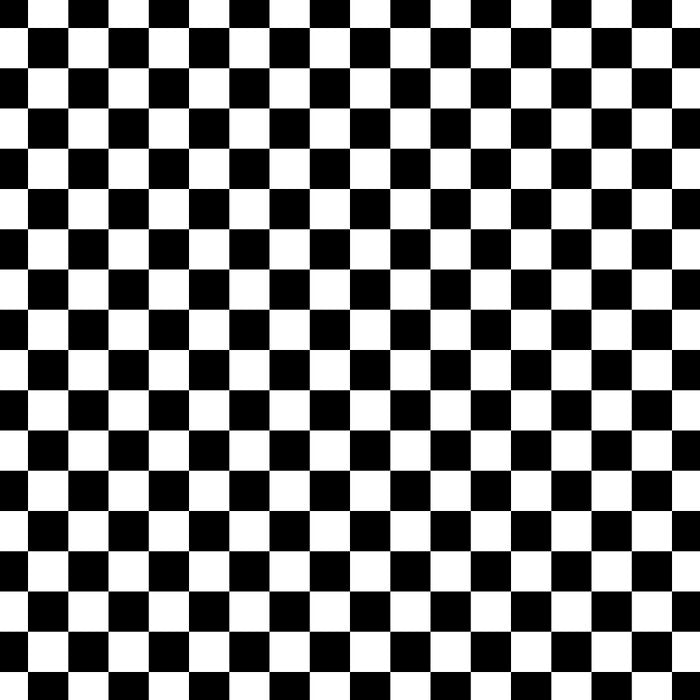 Check VIII - Black â Checkerboard Print Coffee Mug Gallery Image 2