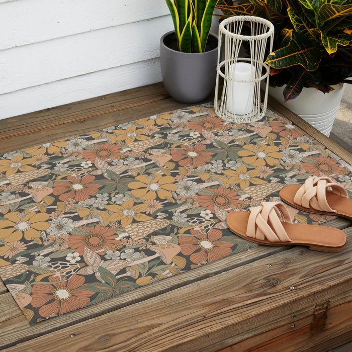 Garden Wonderland Outdoor Rug Gallery Image 2