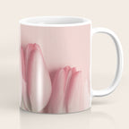 Pretty Pink Tulips spring still life flower photograph Coffee Mug Gallery Image 1
