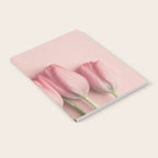 Pretty Pink Tulips spring still life flower photograph Notebook Gallery Image 2