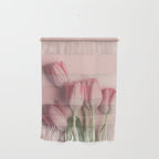 Pretty Pink Tulips spring still life flower photograph Wall Hanging Gallery Image 1