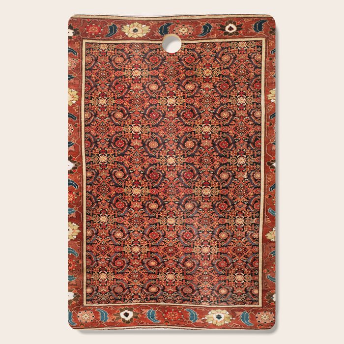 Malayer  Antique West Persian Rug Print Cutting Board Gallery Image 1