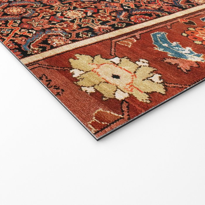 Malayer  Antique West Persian Rug Print Welcome Mat Gallery Image 2