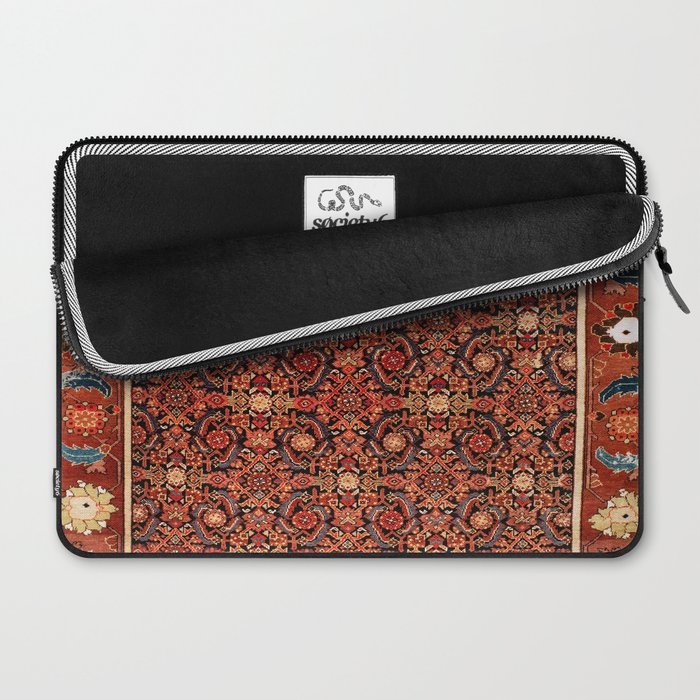Malayer  Antique West Persian Rug Print Laptop Sleeve Gallery Image 2