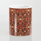 Malayer  Antique West Persian Rug Print Coffee Mug Gallery Image 4