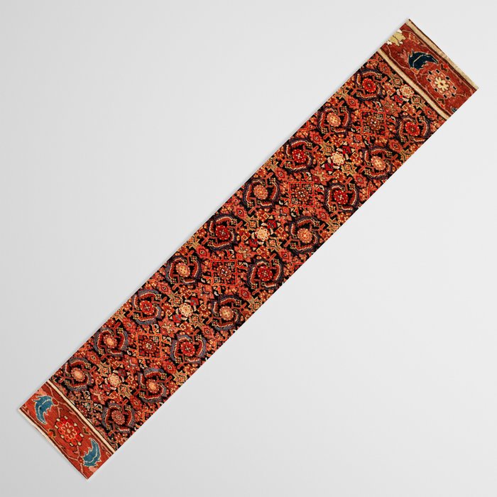 Malayer  Antique West Persian Rug Print Table Runner Gallery Image 3