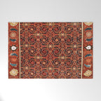 Malayer  Antique West Persian Rug Print Welcome Mat Gallery Image 1