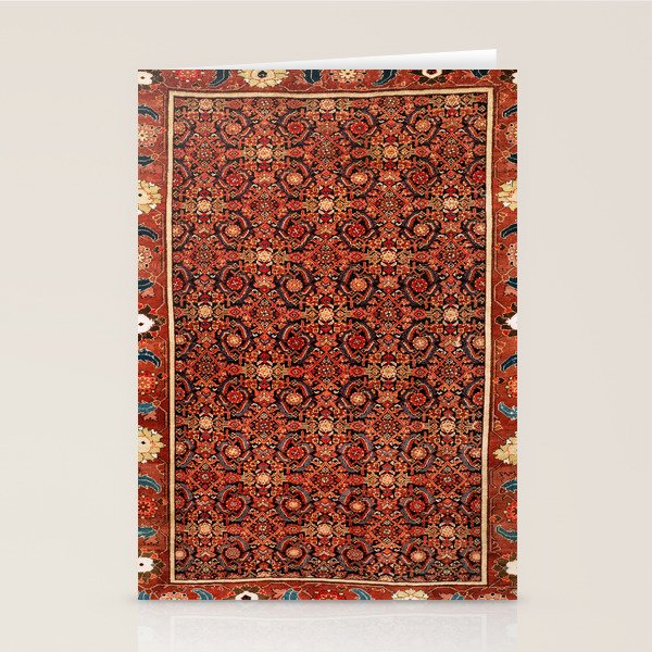 Malayer  Antique West Persian Rug Print Stationery Card Gallery Image 2