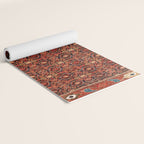 Malayer  Antique West Persian Rug Print Yoga Mat Gallery Image 2