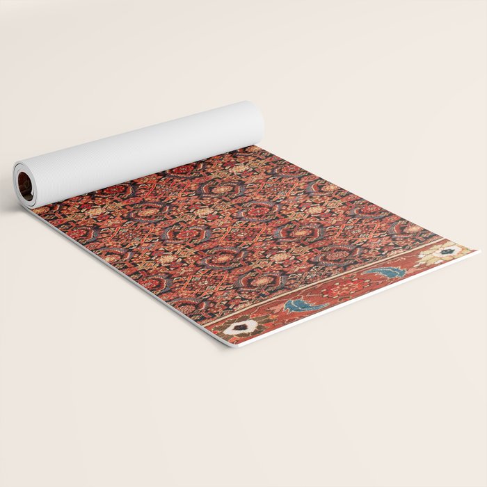 Malayer  Antique West Persian Rug Print Yoga Mat Gallery Image 2