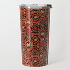 Malayer  Antique West Persian Rug Print Travel Mug Gallery Image 2