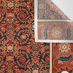 Malayer  Antique West Persian Rug Print Wall Tapestry Gallery Image 3