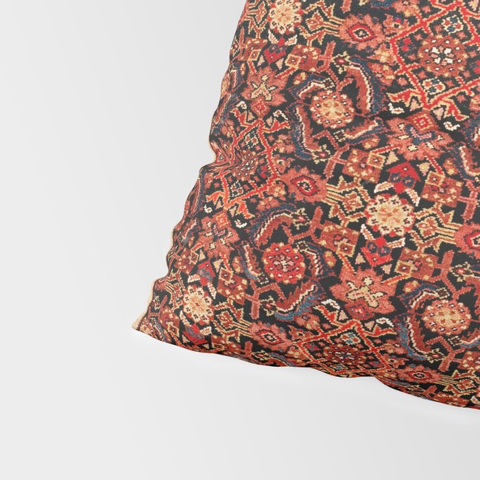 Malayer  Antique West Persian Rug Print Pillow Sham Gallery Image 4