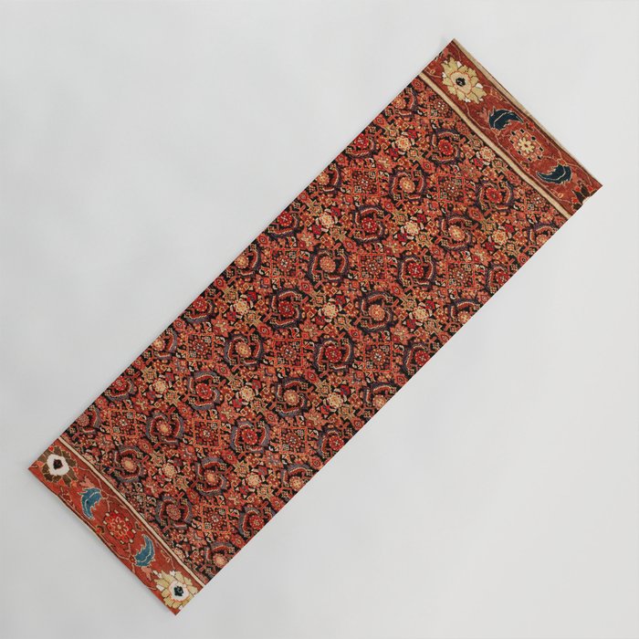 Malayer  Antique West Persian Rug Print Yoga Mat Gallery Image 1