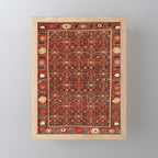 Malayer  Antique West Persian Rug Print Mini Art Print Gallery Image 1